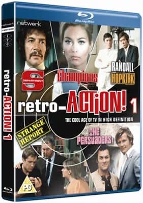 Retro-ACTION!: Volume 1  (2011) Peter Wyngarde cert PG  Blu-Ray Pre-Owned