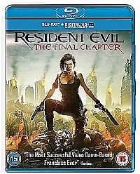 Resident Evil: The Final Chapter  (2017) Milla Jovovich, Anderson (DIR) Blu-Ray Pre-Owned