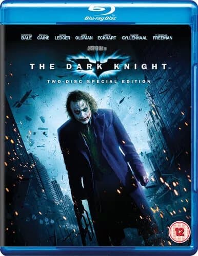 The Dark Knight (2008) Christian Bale, Nolan (DIR) cert 12 2 discs Blu-Ray Pre-Owned