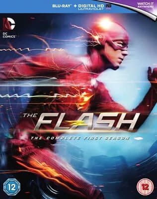 The Flash: The Complete First Season (2015) Grant Gustin cert 12 4 Blu-Ray Pre-Owned