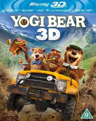 Yogi Bear (2012) Tom Cavanagh, Brevig (DIR) cert U 3 discs Blu-Ray Pre-Owned