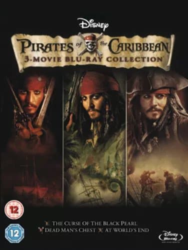 Pirates of the Caribbean Trilogy (2011) Keith Richards, Verbinski (DIR) Blu-Ray Pre-Owned