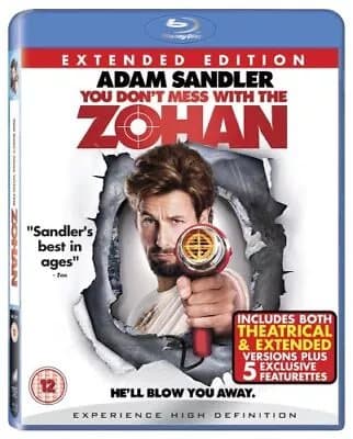 You Don’t Mess With the Zohan  (2009) Adam Sandler, Dugan (DIR) cert 12 Blu-Ray Pre-Owned