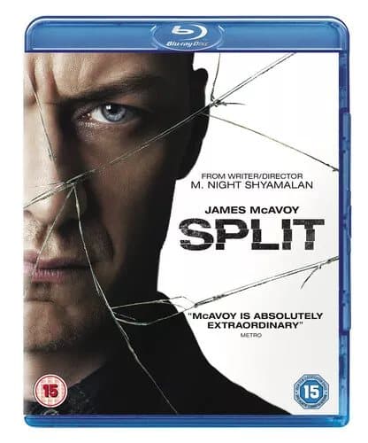 Split  (2017) James McAvoy, Night Shyamalan (DIR) cert 15  Blu-Ray Pre-Owned