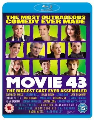 Movie 43  (2013) Emma Stone, Odenkirk (DIR) cert 15  Blu-Ray Pre-Owned