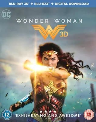 Wonder Woman  (2017) Gal Gadot, Jenkins (DIR) cert 12 2 discs  Blu-Ray Pre-Owned