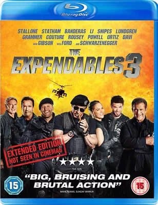 The Expendables 3: Extended Edition  (2014) Sylvester Stallone, Hughes Blu-Ray Pre-Owned