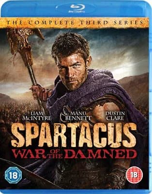 Spartacus - War of the Damned (2013) Liam McIntyre cert 18 4 discs Blu-Ray Pre-Owned