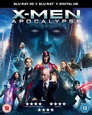 X-Men: Apocalypse (2016) James McAvoy, Singer (DIR) cert 12 2 discs Blu-Ray Pre-Owned