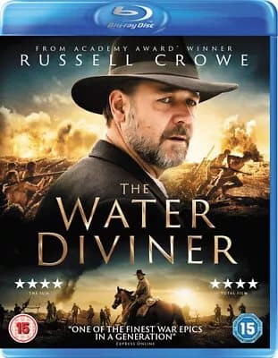 The Water Diviner  (2015) Olga Kurylenko, Crowe (DIR) cert 15  Blu-Ray Pre-Owned