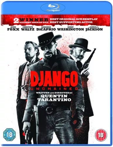 Django Unchained  (2013) Jamie Foxx, Tarantino (DIR) cert 18  Blu-Ray Pre-Owned