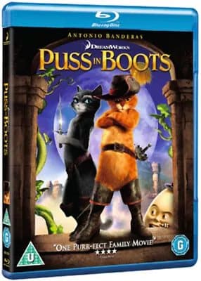 Puss in Boots (2012) Chris Miller cert U Blu-Ray Pre-Owned