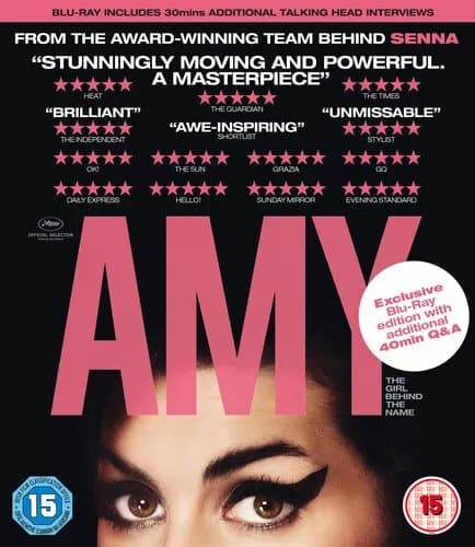 Amy  (2015) Asif Kapadia cert 15  Blu-Ray Pre-Owned