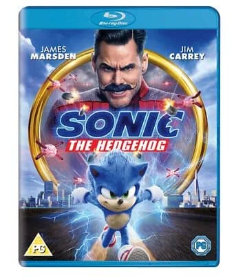 Sonic the Hedgehog  (2020) Jim Carrey, Fowler (DIR) cert PG  Blu-Ray Pre-Owned