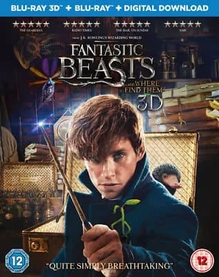 Fantastic Beasts and Where to Find Them  (2017) Eddie Redmayne, Yates Blu-Ray Pre-Owned