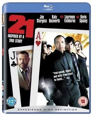 21 (2008) Jim Sturgess, Luketic (DIR) cert 12 Blu-Ray Pre-Owned