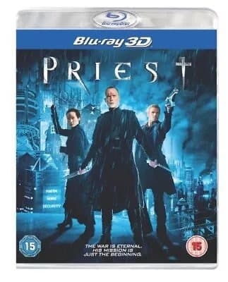 Priest  (2011) Paul Bettany, Stewart (DIR) cert 15 2 discs  Blu-Ray Pre-Owned