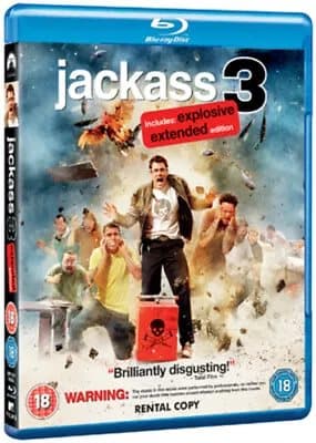 Jackass 3  (2011) Johnny Knoxville, Tremaine (DIR) cert 18  Blu-Ray Pre-Owned