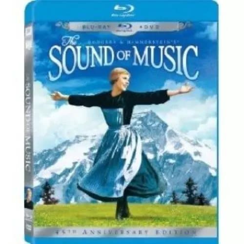 The Sound of Music  (2010) Julie Andrews, Wise (DIR) cert U 2 discs Blu-Ray Pre-Owned