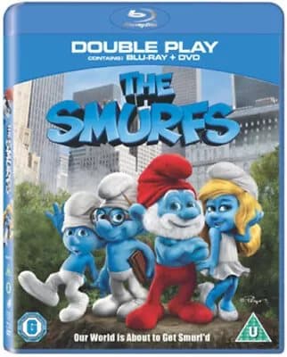 The Smurfs  (2011) Neil Patrick Harris, Gosnell (DIR) cert U 2 discs Blu-Ray Pre-Owned