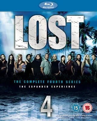 Lost: The Complete Fourth Series  (2008) Naveen Andrews cert 15 6 discs Blu-Ray Pre-Owned