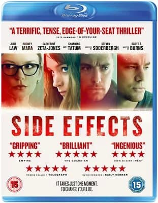Side Effects (2013) Channing Tatum, Soderbergh (DIR) cert 15 Blu-Ray Pre-Owned