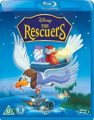 The Rescuers  (2012) Wolfgang Reitherman, Stevens (DIR) cert U Blu-Ray Pre-Owned