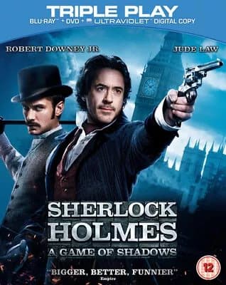 Sherlock Holmes: A Game of Shadows (2012) Robert Downey Jr., Ritchie Blu-Ray Pre-Owned