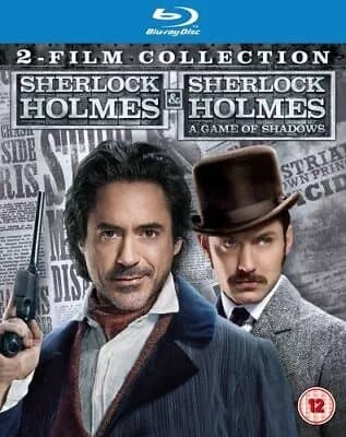 Sherlock Holmes/Sherlock Holmes: A Game of Shadows  (2012) Robert Downey Blu-Ray Pre-Owned