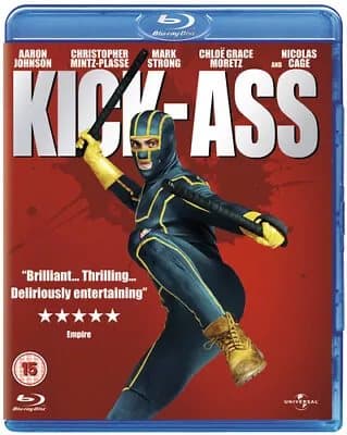 Kick-Ass  (2010) Nicolas Cage, Vaughn (DIR) cert 15  Blu-Ray Pre-Owned