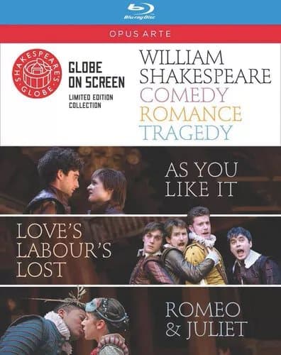 Shakespeare’s Globe: Comedy, Romance, Tragedy  (2015) Naomi Frederick, Blu-Ray Pre-Owned