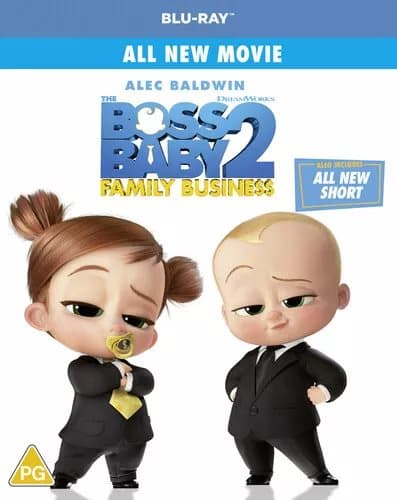 The Boss Baby 2 - Family Business (2022) Tom McGrath cert PG Blu-Ray Pre-Owned