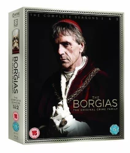 The Borgias: Seasons 1 and 2  (2012) Jeremy Irons cert 15 7 discs Blu-Ray Pre-Owned