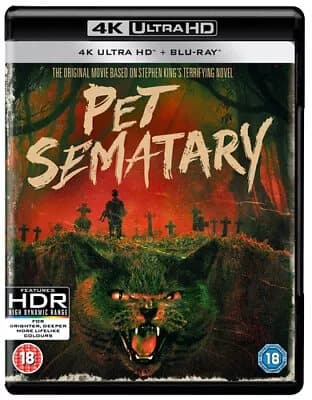 Pet Sematary  (2019) Fred Gwynne, Lambert (DIR) cert 18 2 discs Blu-Ray Pre-Owned