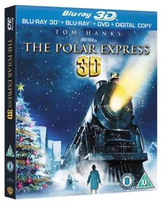 The Polar Express (2011) Robert Zemeckis cert U 3 discs Blu-Ray Pre-Owned