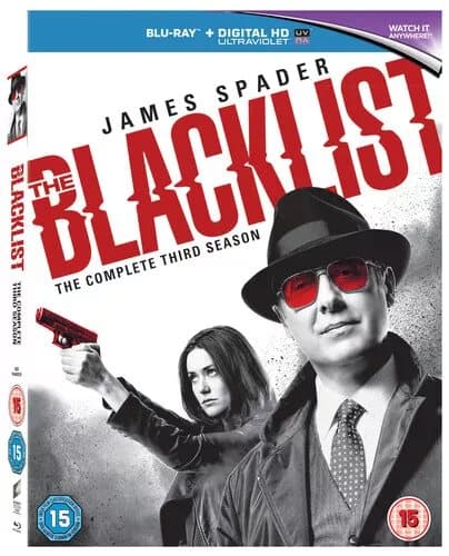 The Blacklist: The Complete Third Season (2016) James Spader cert 15 6 Blu-Ray Pre-Owned