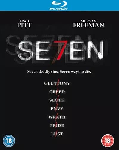 Seven  (2010) Brad Pitt, Fincher (DIR) cert 18  Blu-Ray Pre-Owned