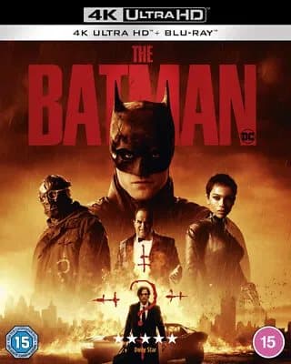 The Batman  (2022) Robert Pattinson, Reeves (DIR) cert 15 2 discs Blu-Ray Pre-Owned