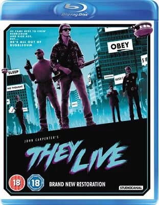They Live  (2018) Roddy Piper, Carpenter (DIR) cert 18 2 discs Blu-Ray Pre-Owned