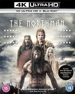 The Northman (2022) Alexander Skarsgård, Eggers (DIR) cert 15 2 discs Blu-Ray Pre-Owned