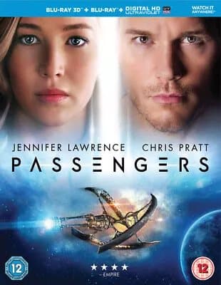 Passengers  (2017) Chris Pratt, Tyldum (DIR) cert 12 2 discs  Blu-Ray Pre-Owned