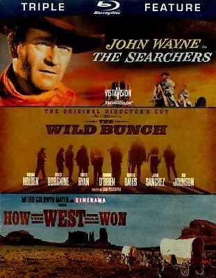 Searchers & Wild Bunch & How the West Wa   Blu-Ray Pre-Owned