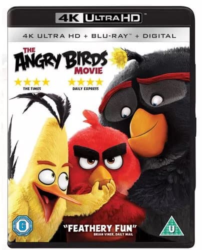 The Angry Birds Movie  (2016) Clay Kaytis cert U 2 discs  Blu-Ray Pre-Owned