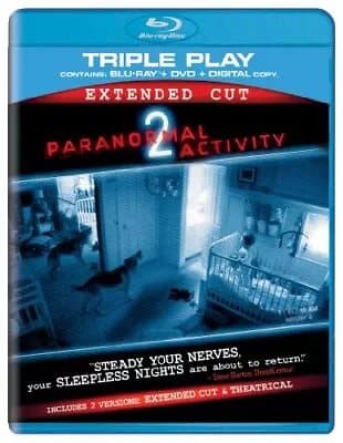 Paranormal Activity 2: Extended Cut  (2011) Katie Featherston, Williams Blu-Ray Pre-Owned
