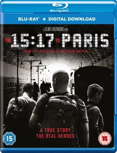 The 15:17 to Paris  (2018) Spencer Stone, Eastwood (DIR) cert 15 Blu-Ray Pre-Owned