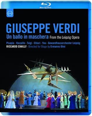 Un Ballo in Maschera: Leipzig Opera (Chailly)  (2013) Ermanno Olmi cert Blu-Ray Pre-Owned