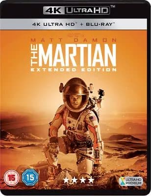 The Martian: Extended Edition  (2016) Matt Damon, Scott (DIR) cert 15 3 Blu-Ray Pre-Owned