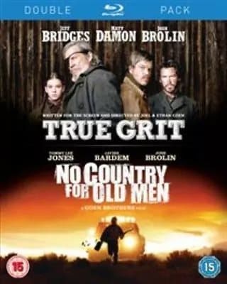 True Grit/No Country for Old Men (2012) Jeff Bridges, Coen (DIR) cert Blu-Ray Pre-Owned