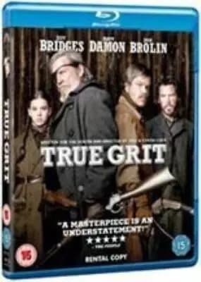 TRUE GRIT (2010)  EX RENTAL DVD  Blu-Ray Pre-Owned