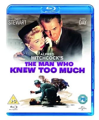 The Man Who Knew Too Much  (2013) James Stewart, Hitchcock (DIR) cert PG Blu-Ray Pre-Owned